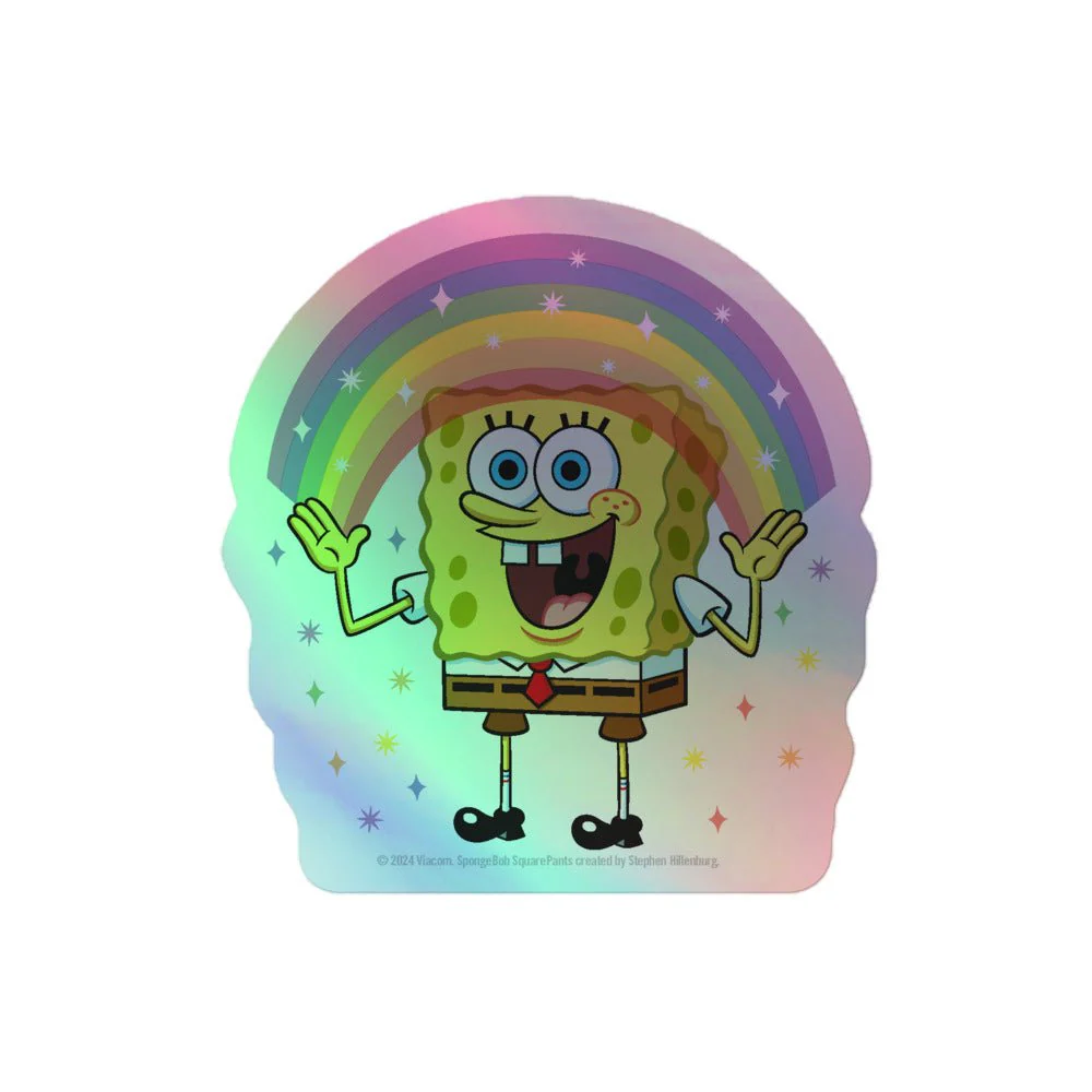 SpongeBob SquarePants Imagination Holographic Sticker