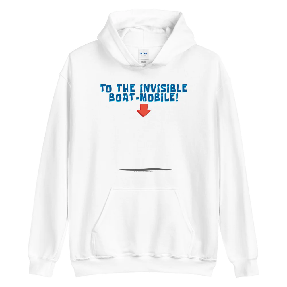 SpongeBob SquarePants Invisible Boat Mobile Hooded Sweatshirt
