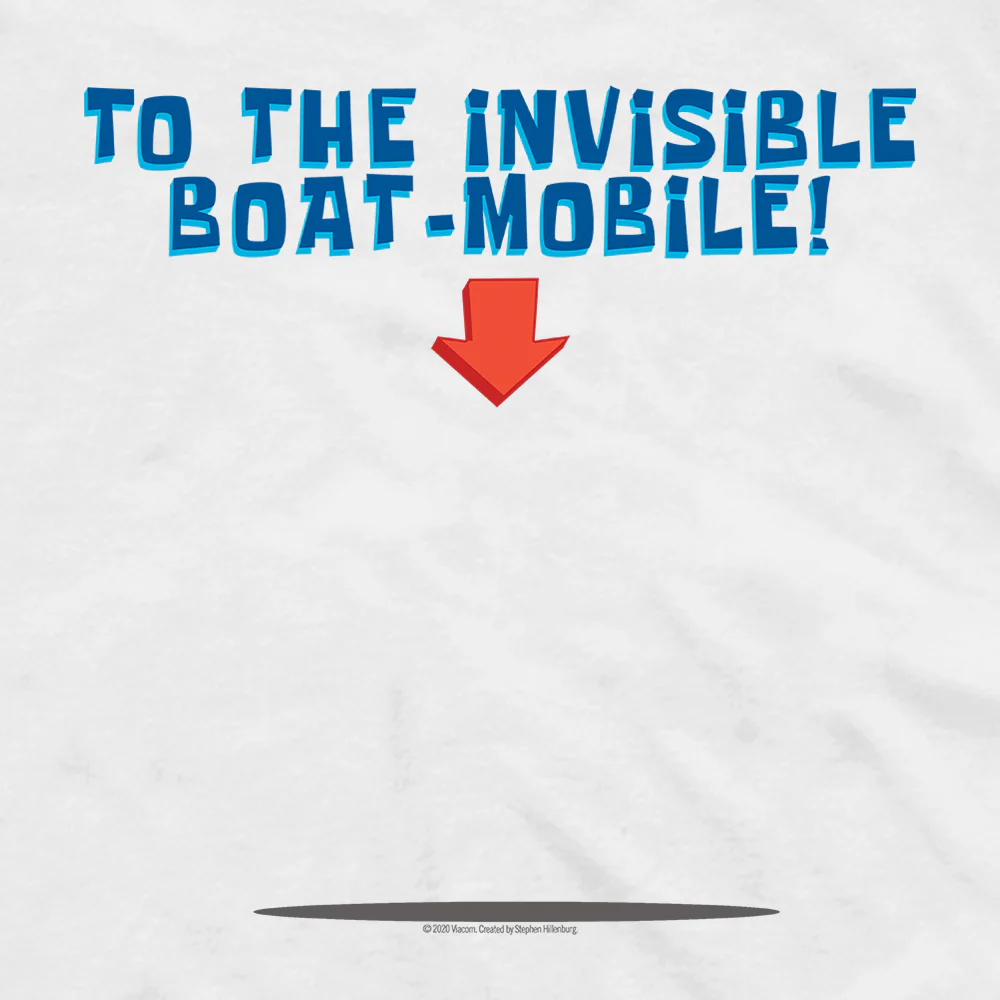 SpongeBob SquarePants Invisible Boat Mobile Hooded Sweatshirt - Image 2