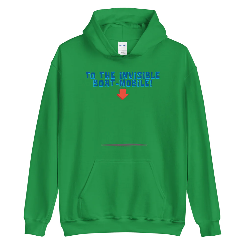 SpongeBob SquarePants Invisible Boat Mobile Hooded Sweatshirt - Image 4