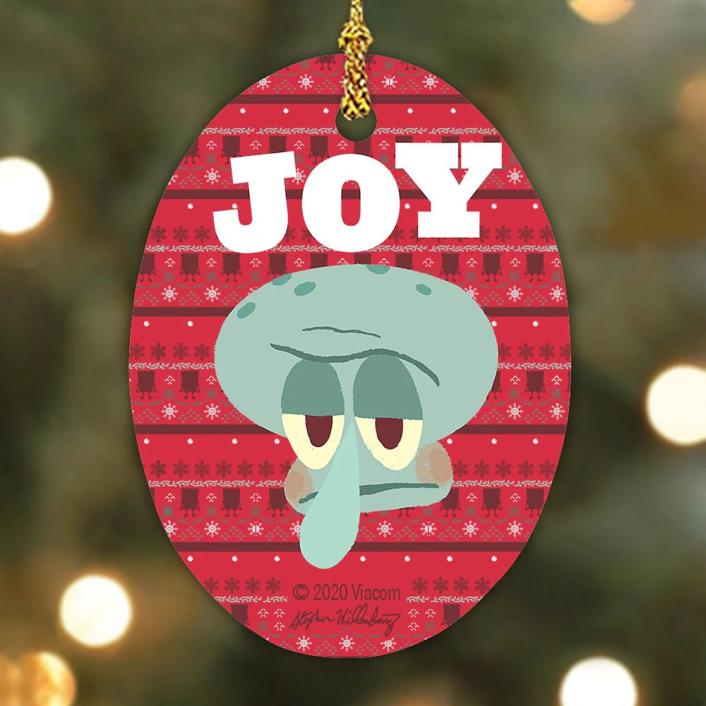 SpongeBob SquarePants Joy Oval Ceramic Ornament - Image 2