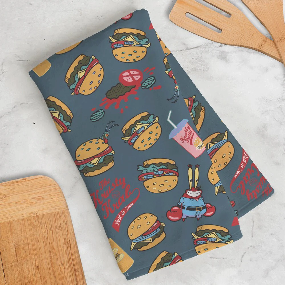 SpongeBob SquarePants Krusty Krab Kitchen Towel - Image 3