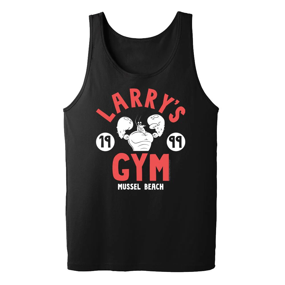 SpongeBob SquarePants Larry's Gym 1999 Adult Tank Top - Image 3