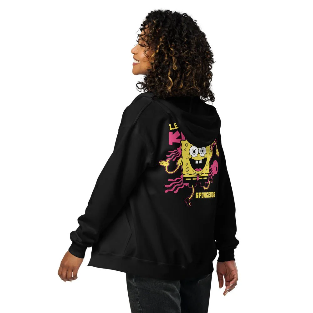 SpongeBob SquarePants Let's Kick It Zip Hoodie - Image 3