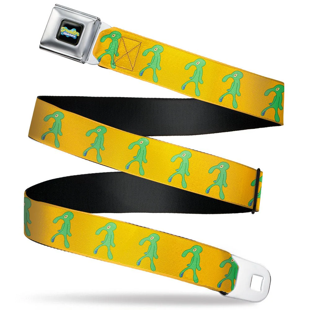 SpongeBob SquarePants Seatbelt Belt Squidward Bold and Brash Painting Black