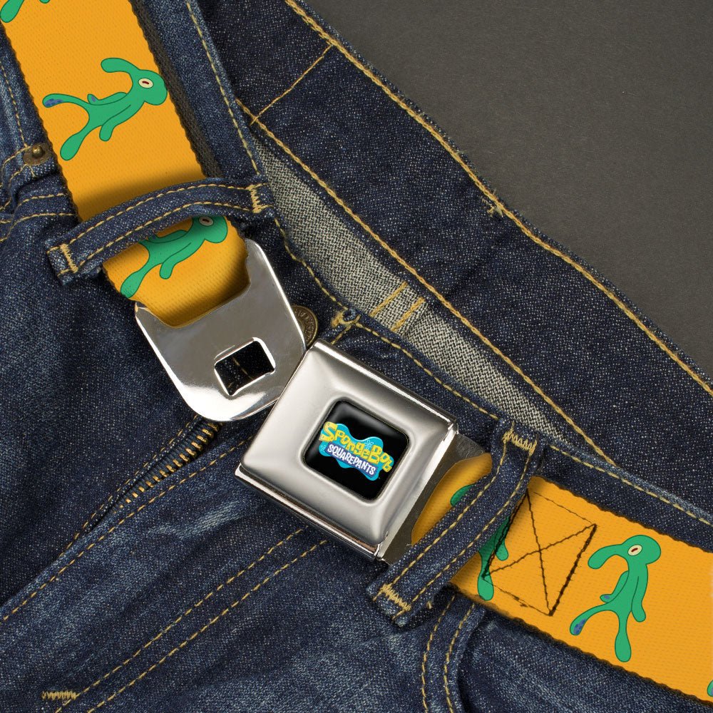 SpongeBob SquarePants Seatbelt Belt Squidward Bold and Brash Painting Black - Image 2