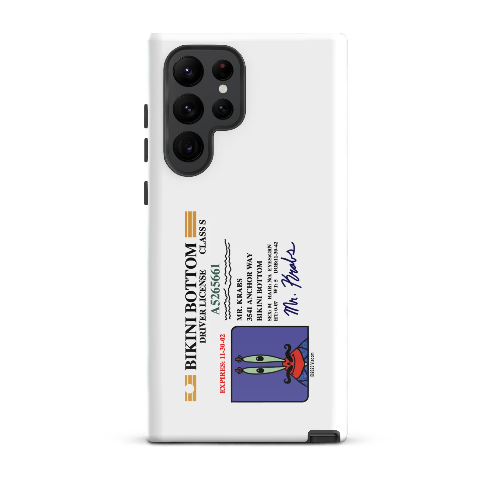 SpongeBob SquarePants Mr. Krabs Driver's License Tough Phone Case - Samsung - Image 31