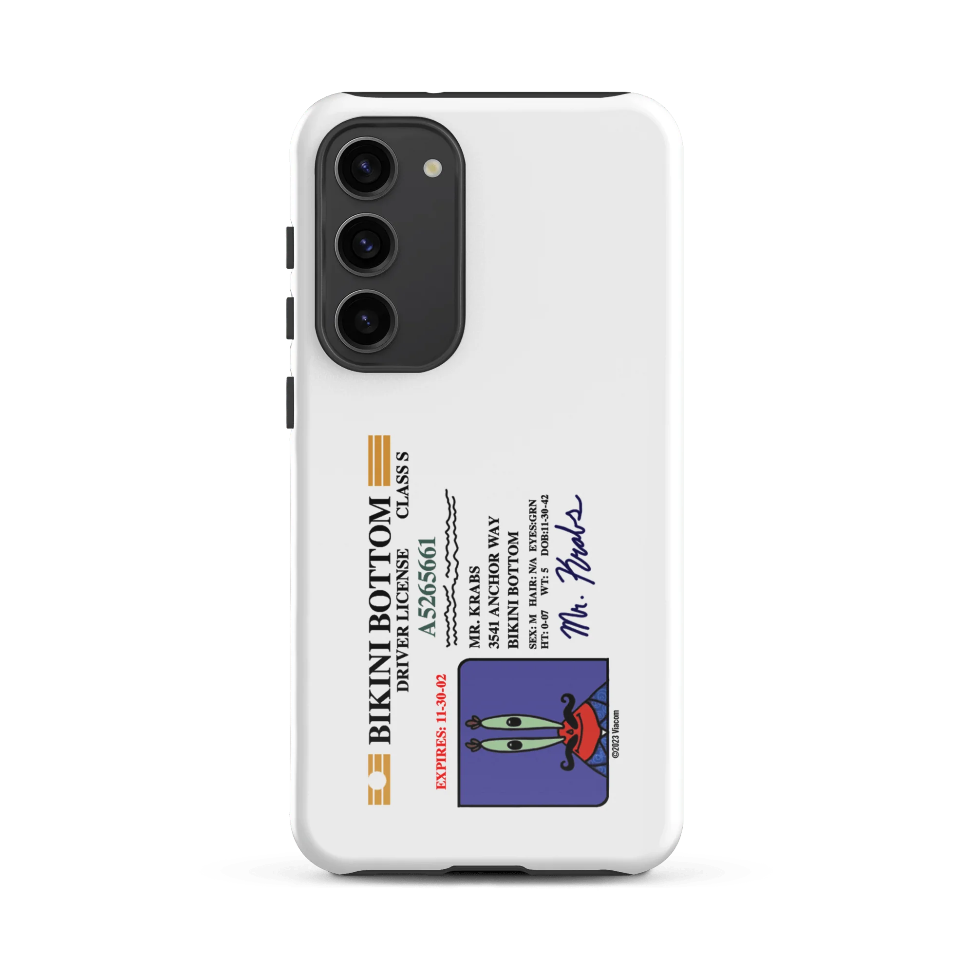 SpongeBob SquarePants Mr. Krabs Driver's License Tough Phone Case - Samsung - Image 37