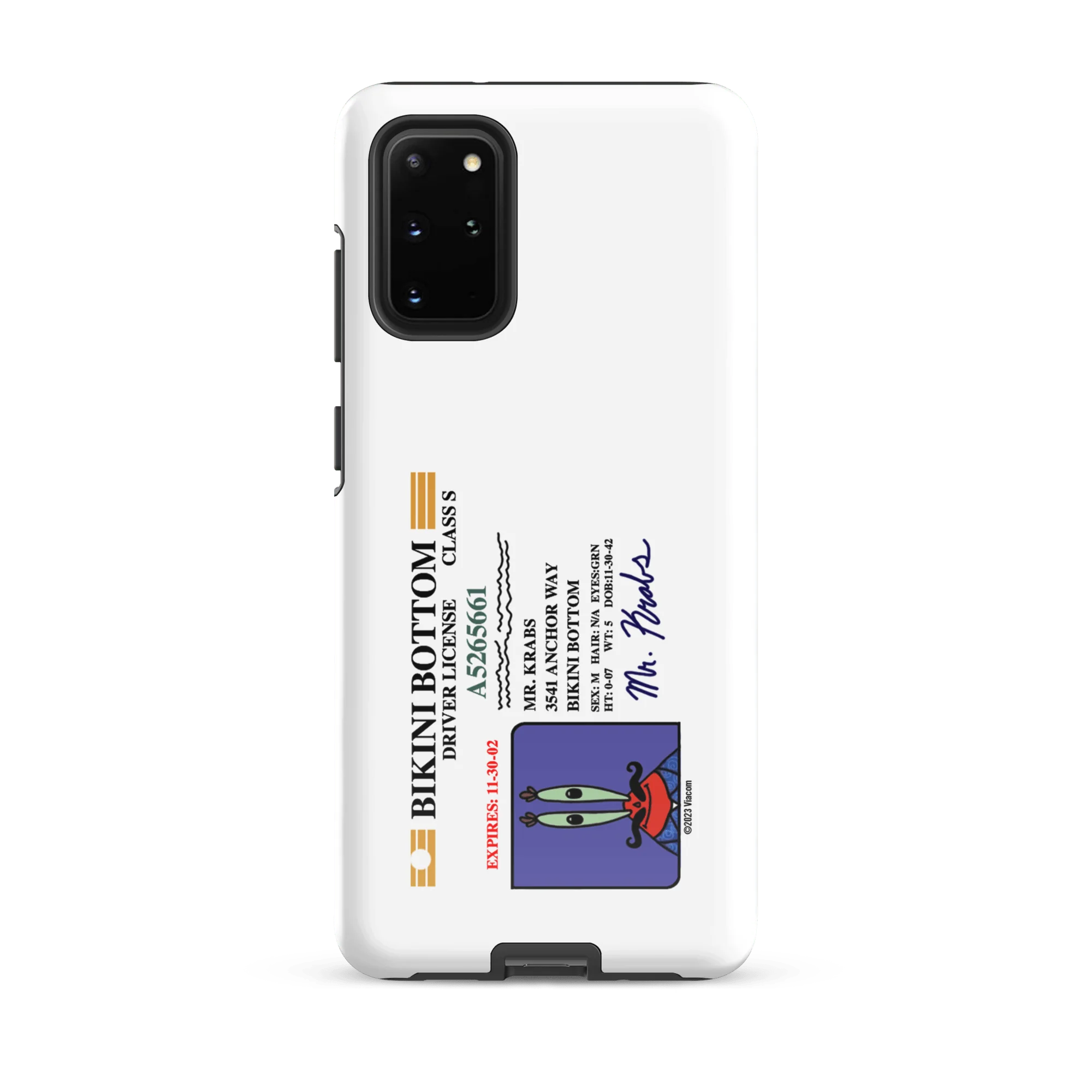 SpongeBob SquarePants Mr. Krabs Driver's License Tough Phone Case - Samsung - Image 7