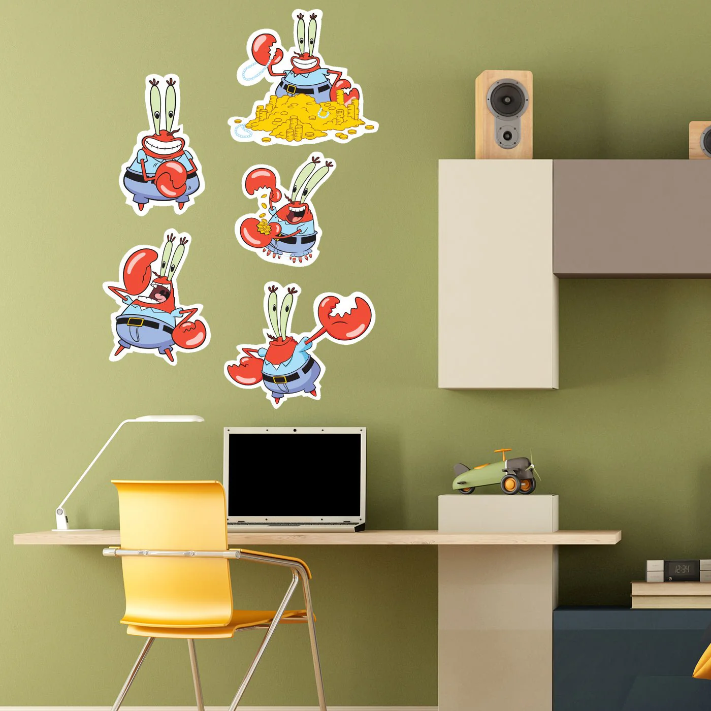 Spongebob Squarepants Mr. Krabs Wall Decals