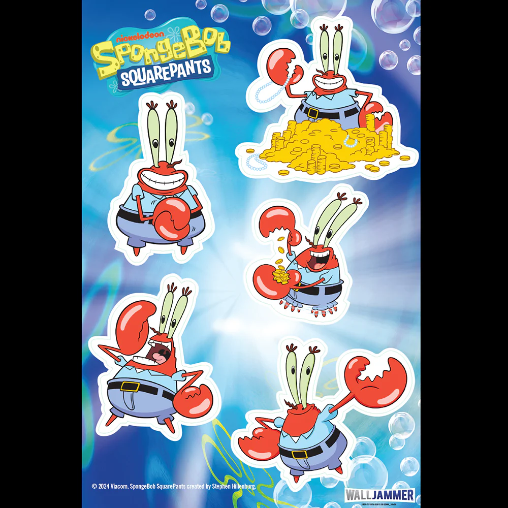 Spongebob Squarepants Mr. Krabs Wall Decals - Image 2