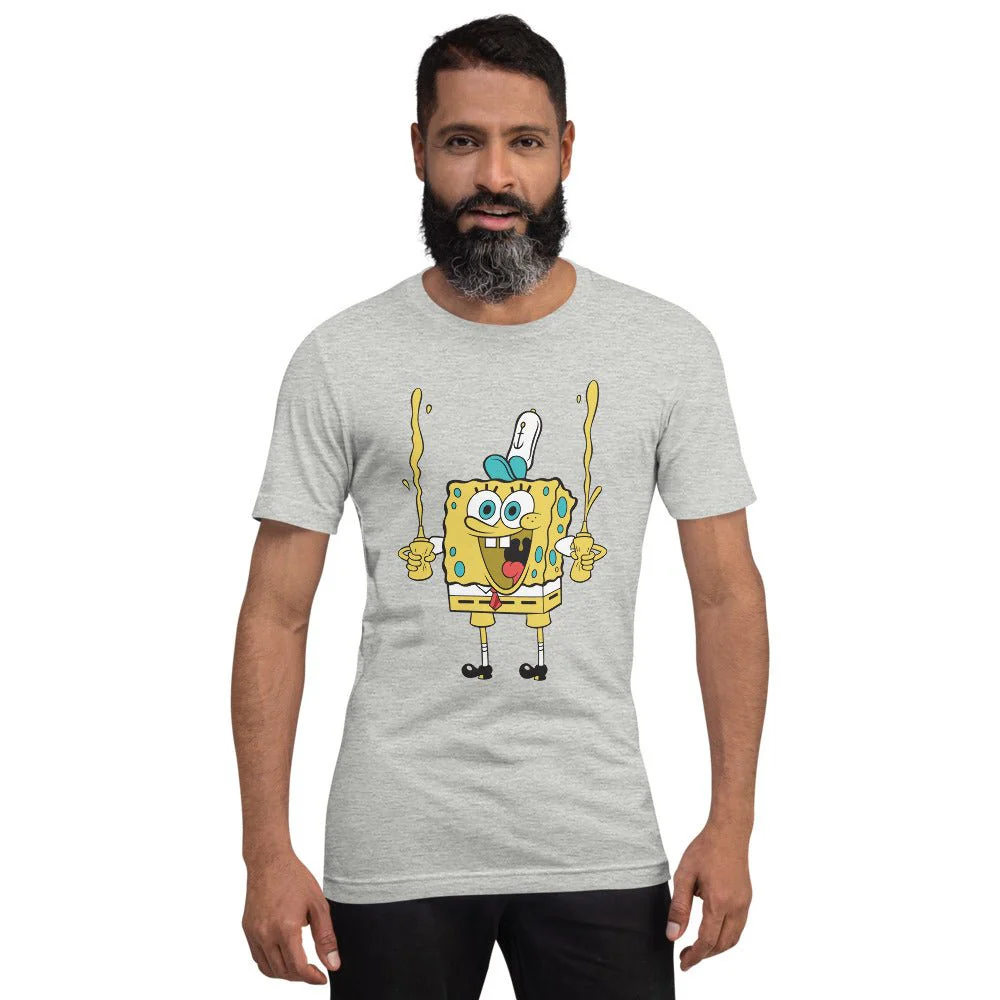 SpongeBob Squarepants Mustard Unisex T-Shirt - Image 5