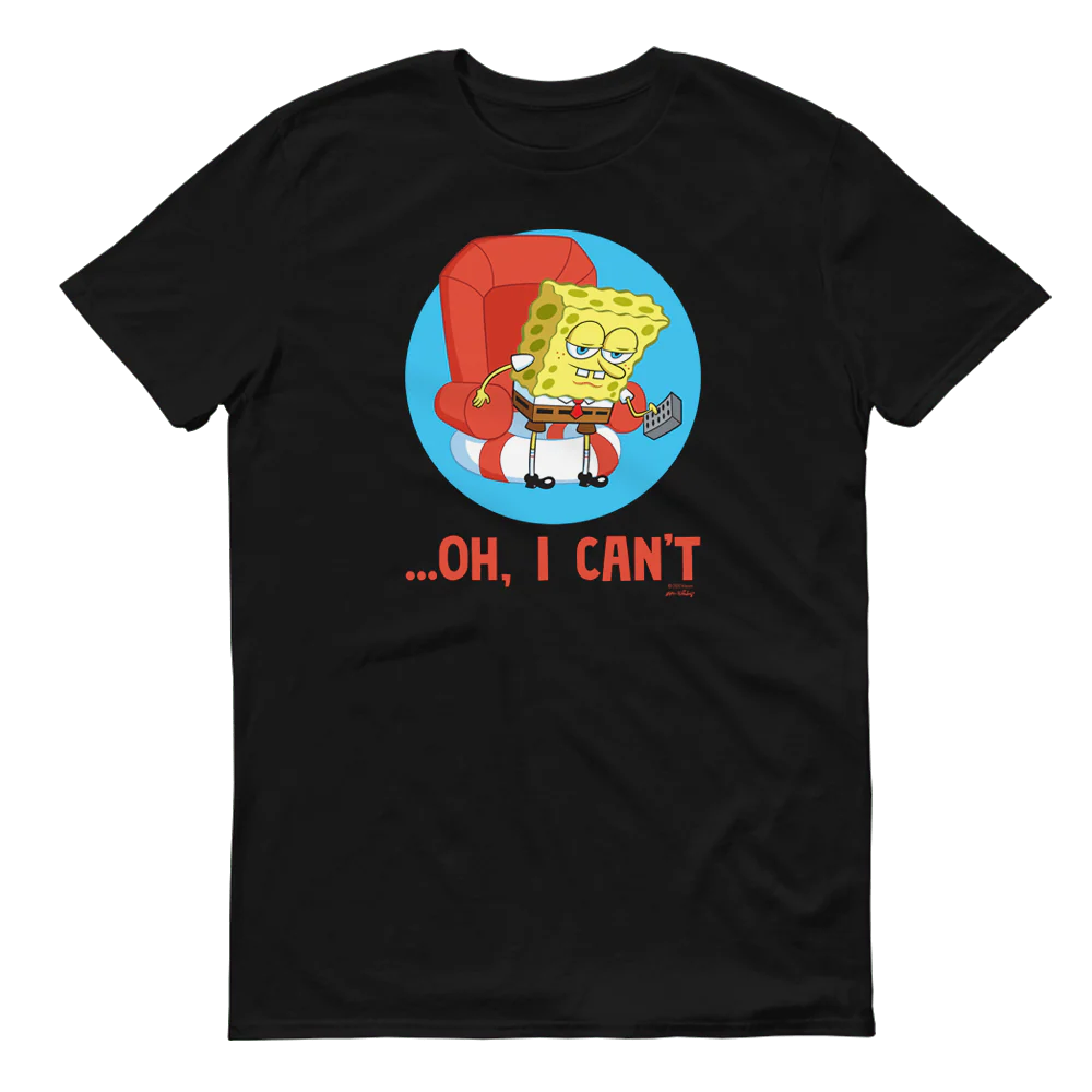 SpongeBob SquarePants Oh, I Can't Meme Adult Short Sleeve T-Shirt - Image 3