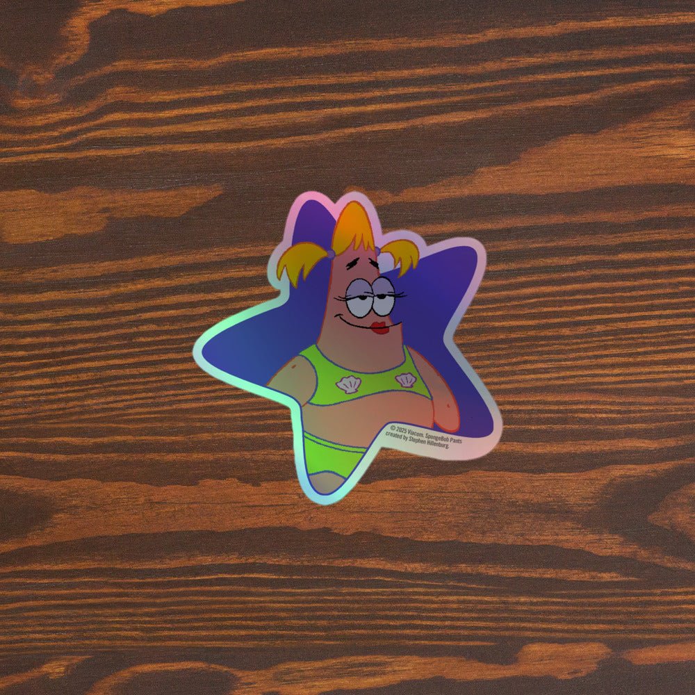SpongeBob SquarePants Patricia Holographic Sticker - Image 4