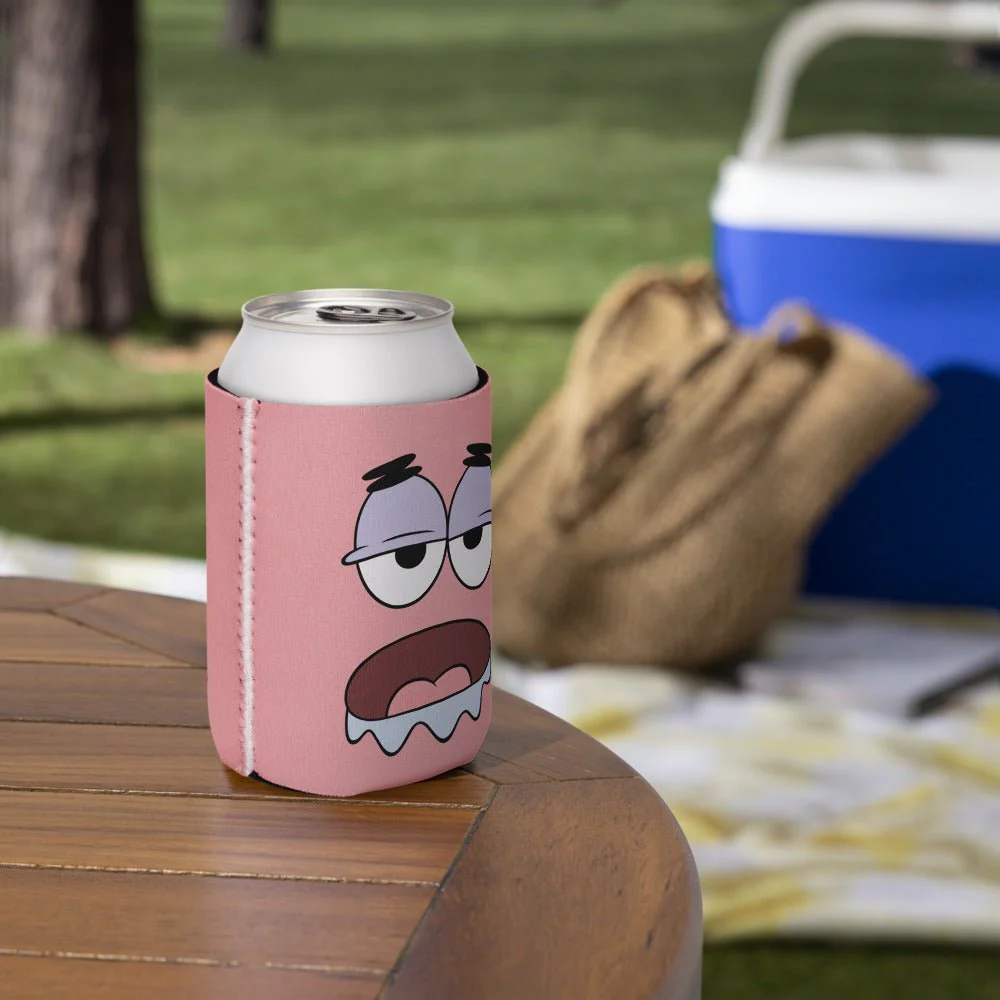 SpongeBob Squarepants Patrick Drool Face Can Cooler - Image 3