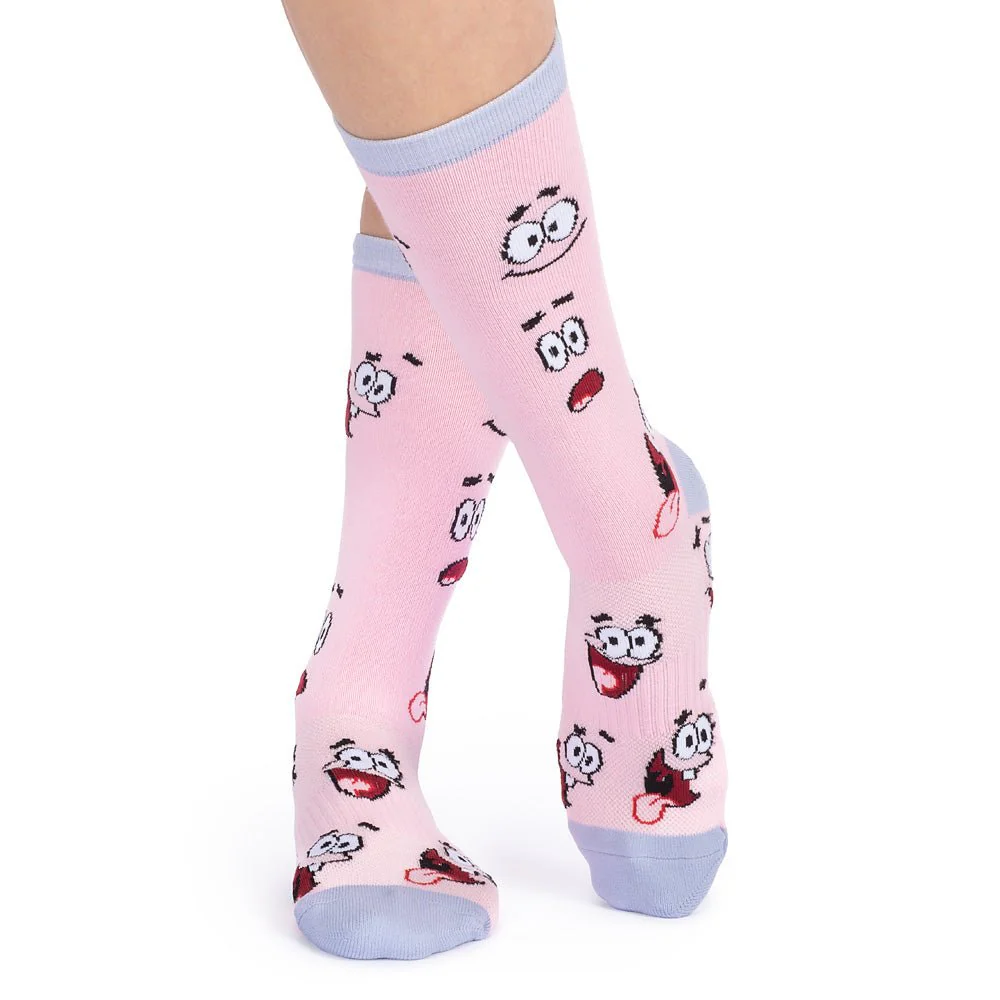 Spongebob SquarePants Patrick Funny Face Crew Socks - Image 2
