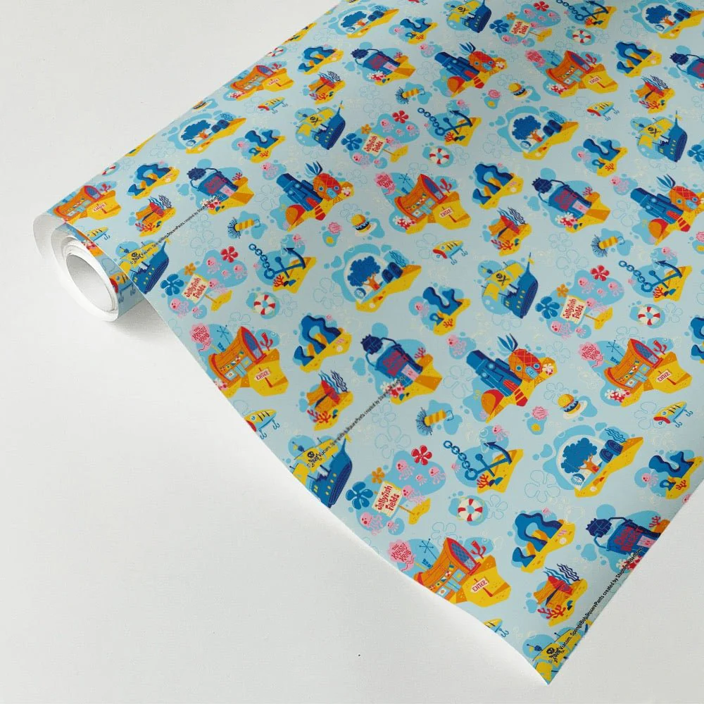 SpongeBob SquarePants Places Gift Wrap - Image 3