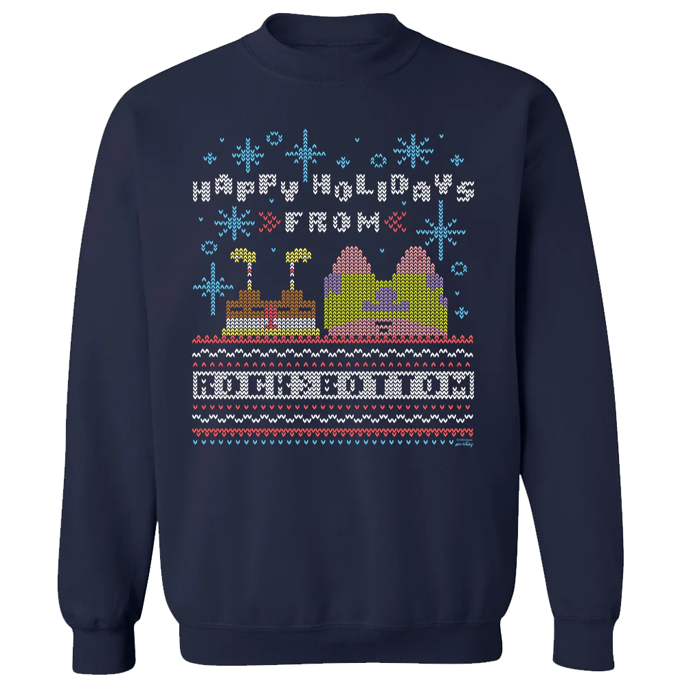SpongeBob SquarePants Rock Bottom Fleece Crewneck Sweatshirt