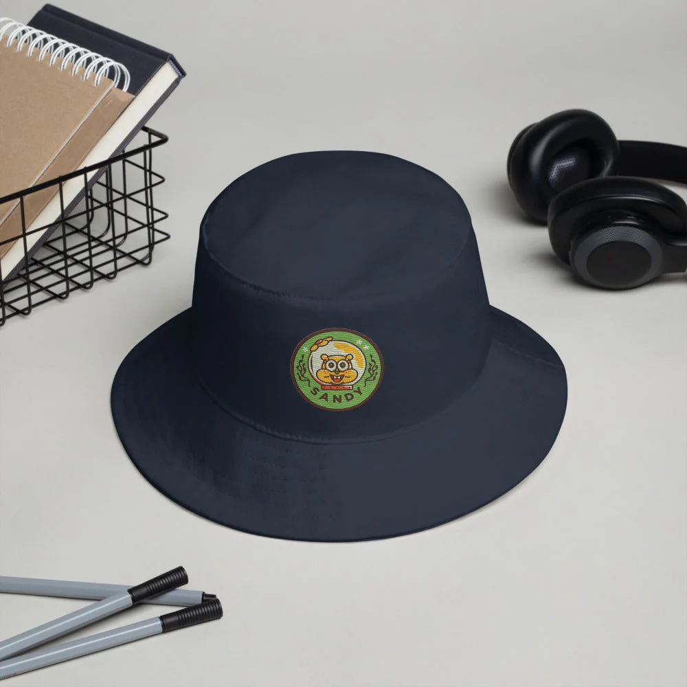 SpongeBob SquarePants Sandy Badge Embroidered Bucket Hat - Image 2