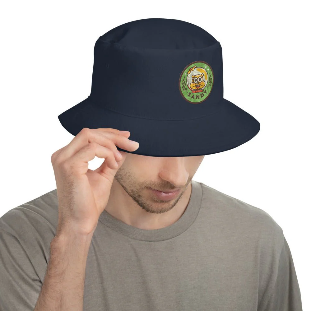 SpongeBob SquarePants Sandy Badge Embroidered Bucket Hat - Image 3