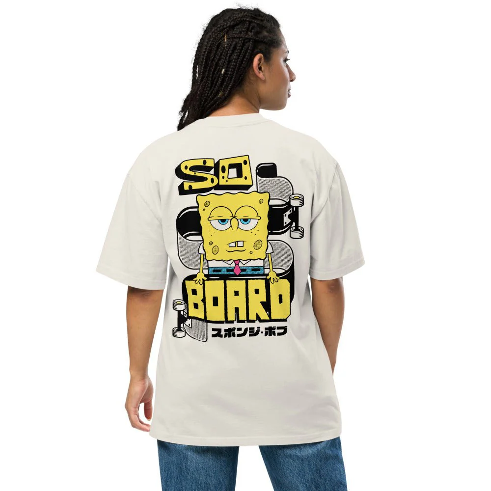 SpongeBob SquarePants So Board Oversized T-Shirt - Image 3