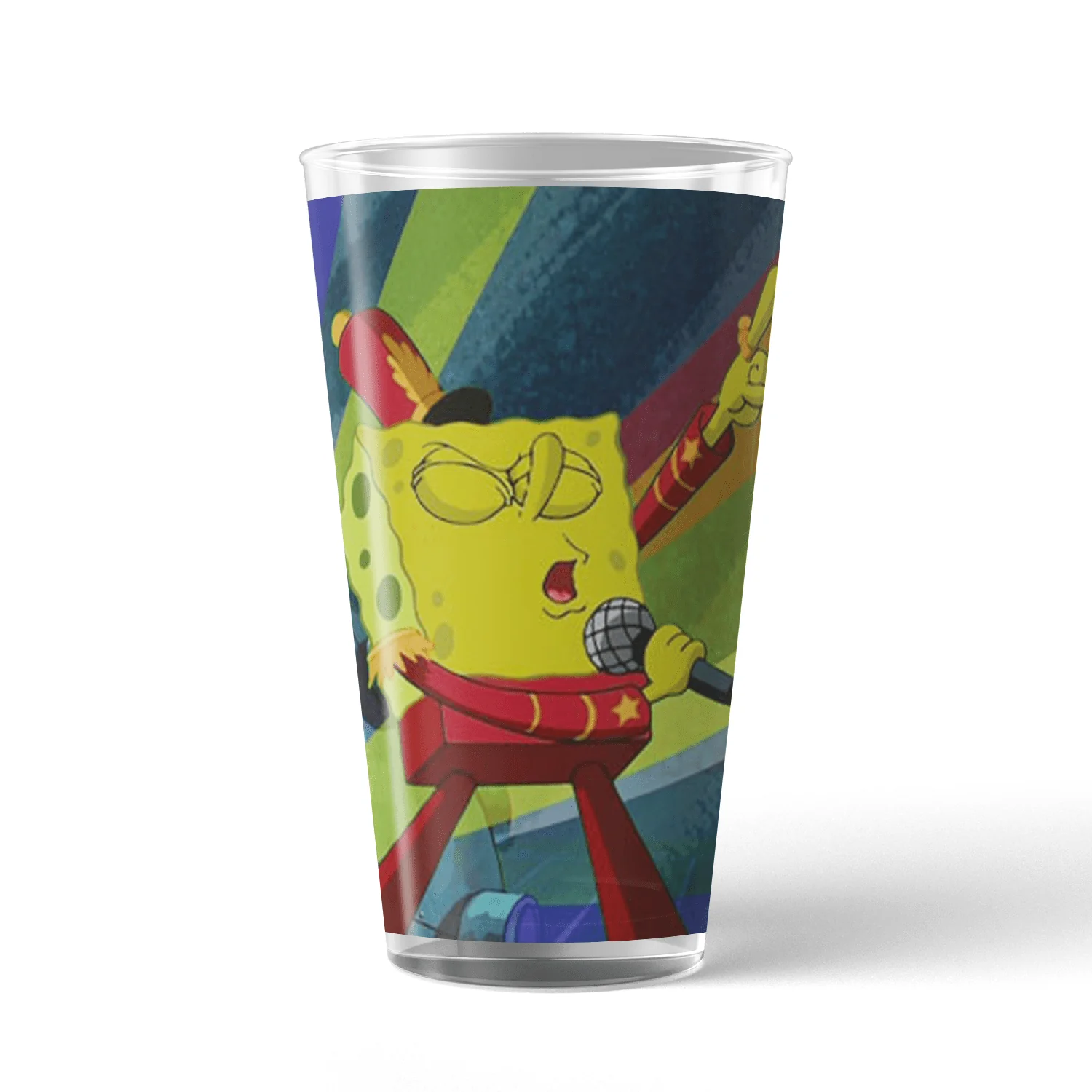 SpongeBob SquarePants Band Geeks 17 oz Drinking Glass