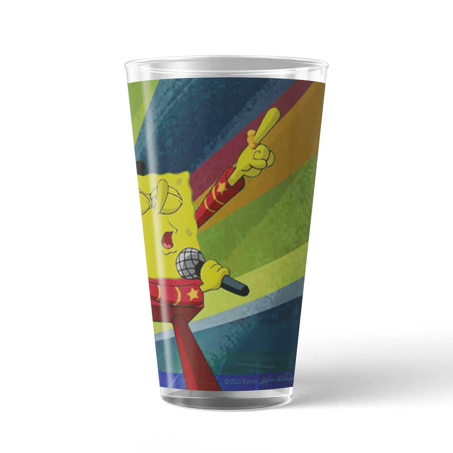 SpongeBob SquarePants Band Geeks 17 oz Drinking Glass - Image 4