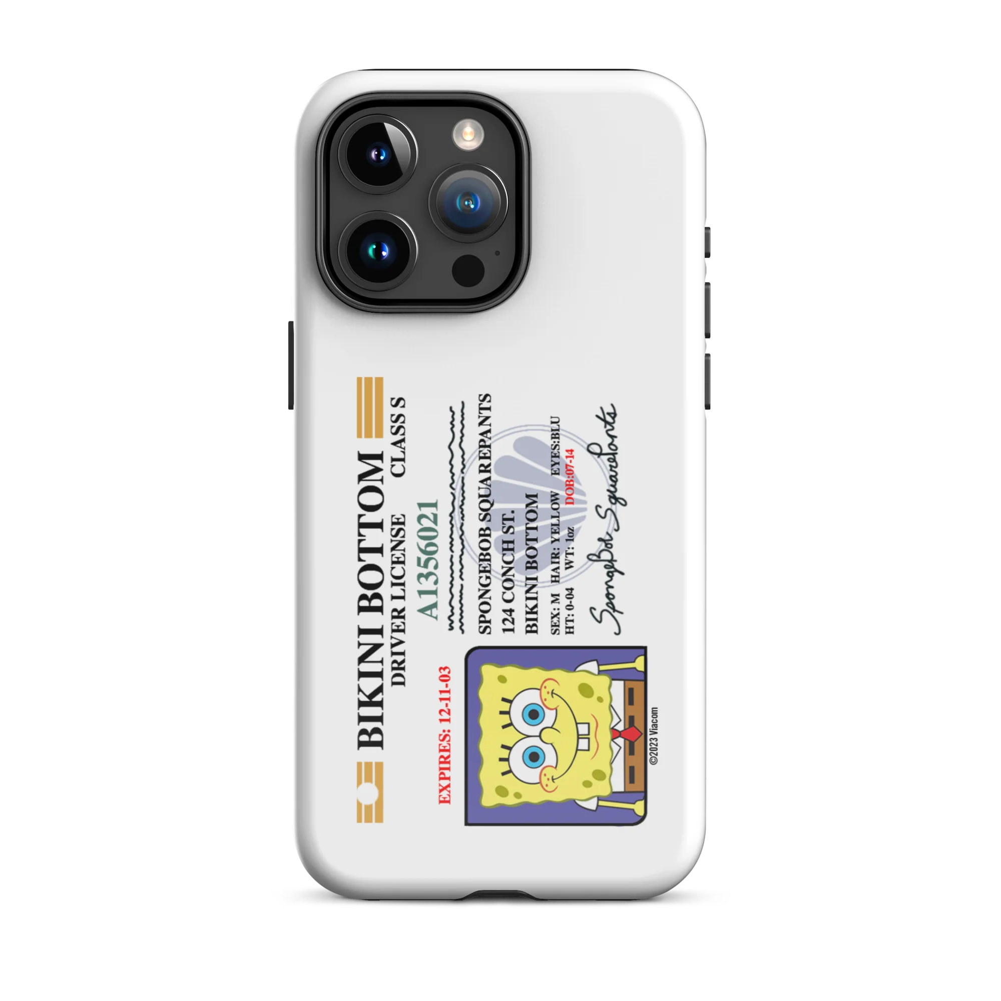 SpongeBob SquarePants SpongeBob Driver's License Tough Phone Case - iPhone - Image 46