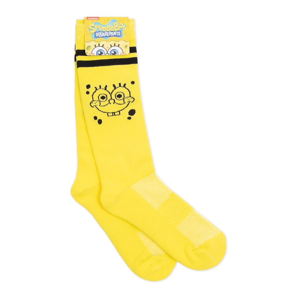 Spongebob SquarePants Smiling Face Crew Socks - Image 4