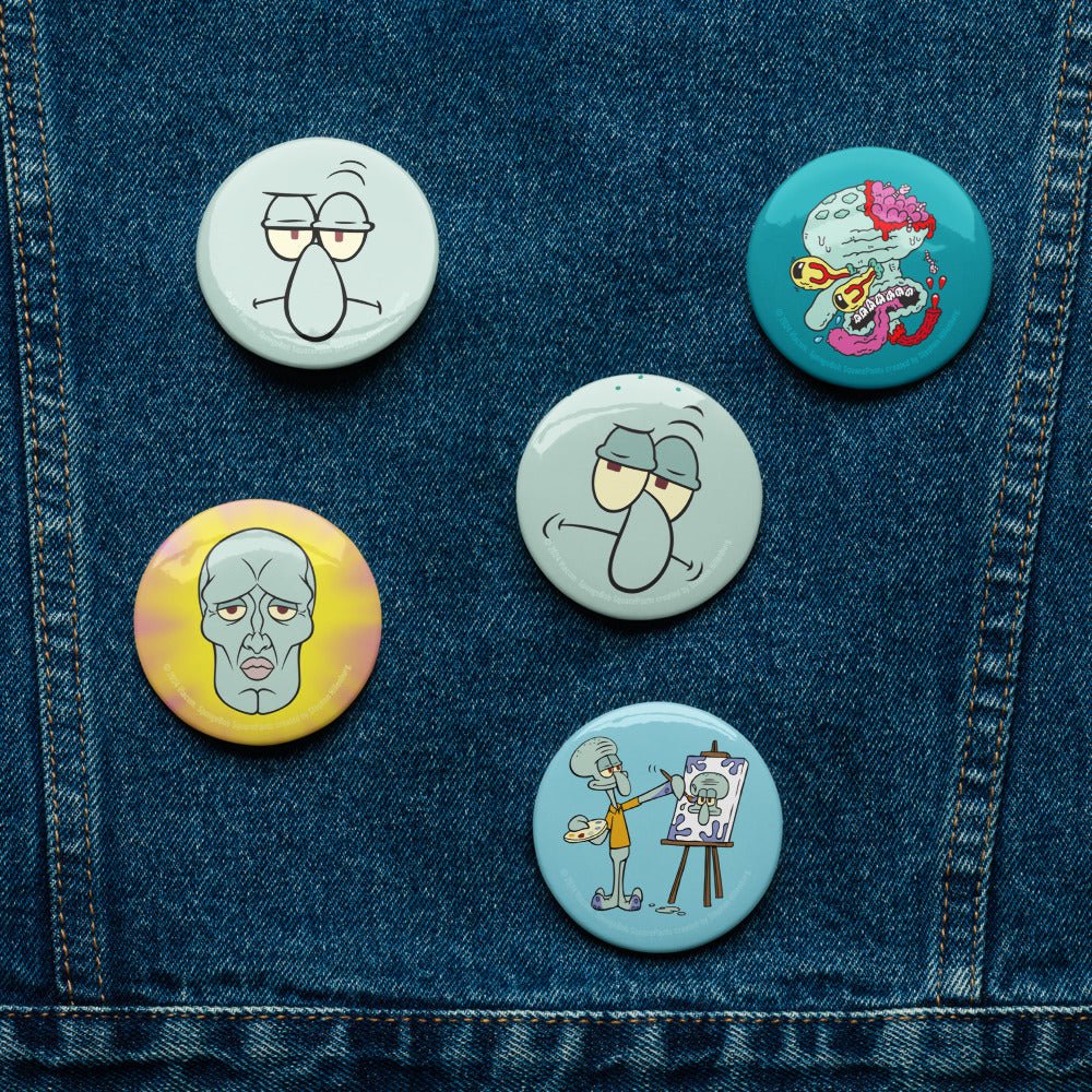 Spongebob Squarepants Squidward Pin Set - Image 2