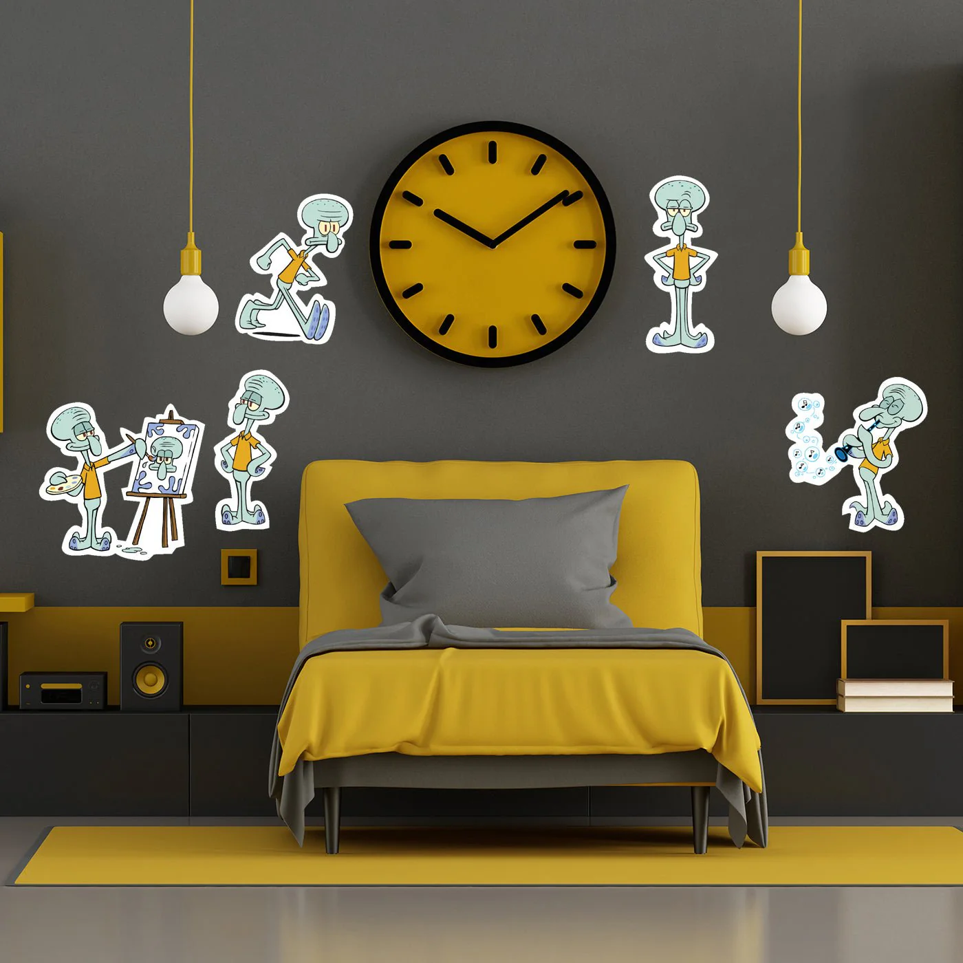 Spongebob Squarepants Squidward Wall Decals