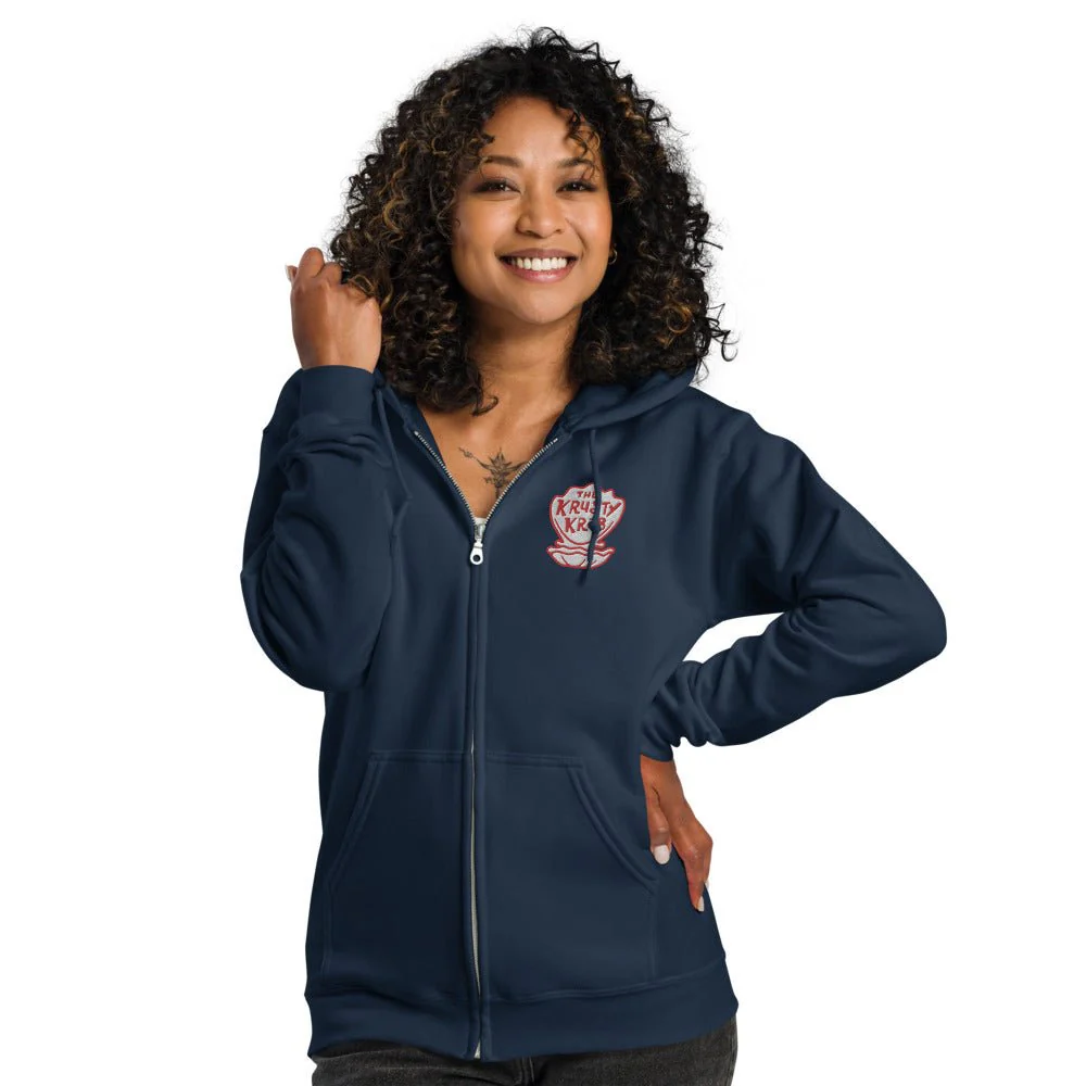 SpongeBob SquarePants Stay Positive Embroidered Zip-Up Hoodie - Image 4