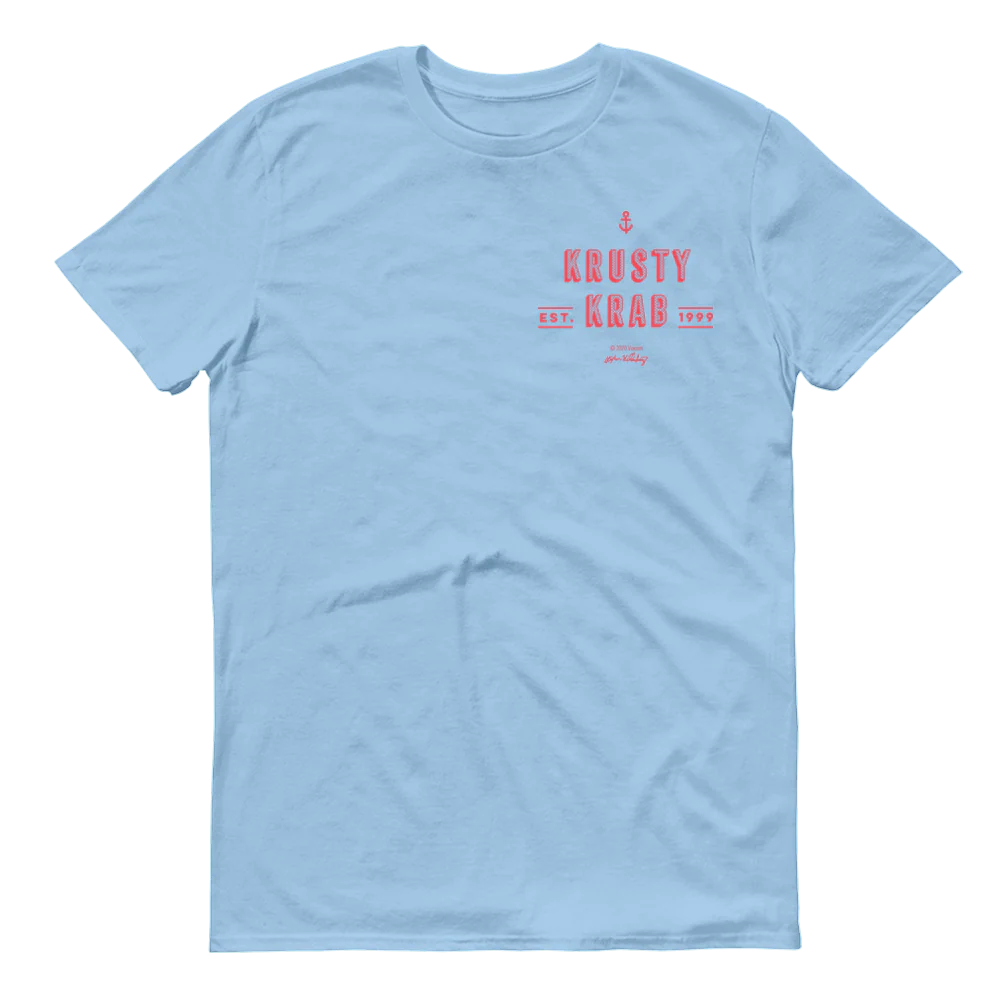SpongeBob SquarePants The Krusty Krab Cashier  Adult Short Sleeve T-Shirt