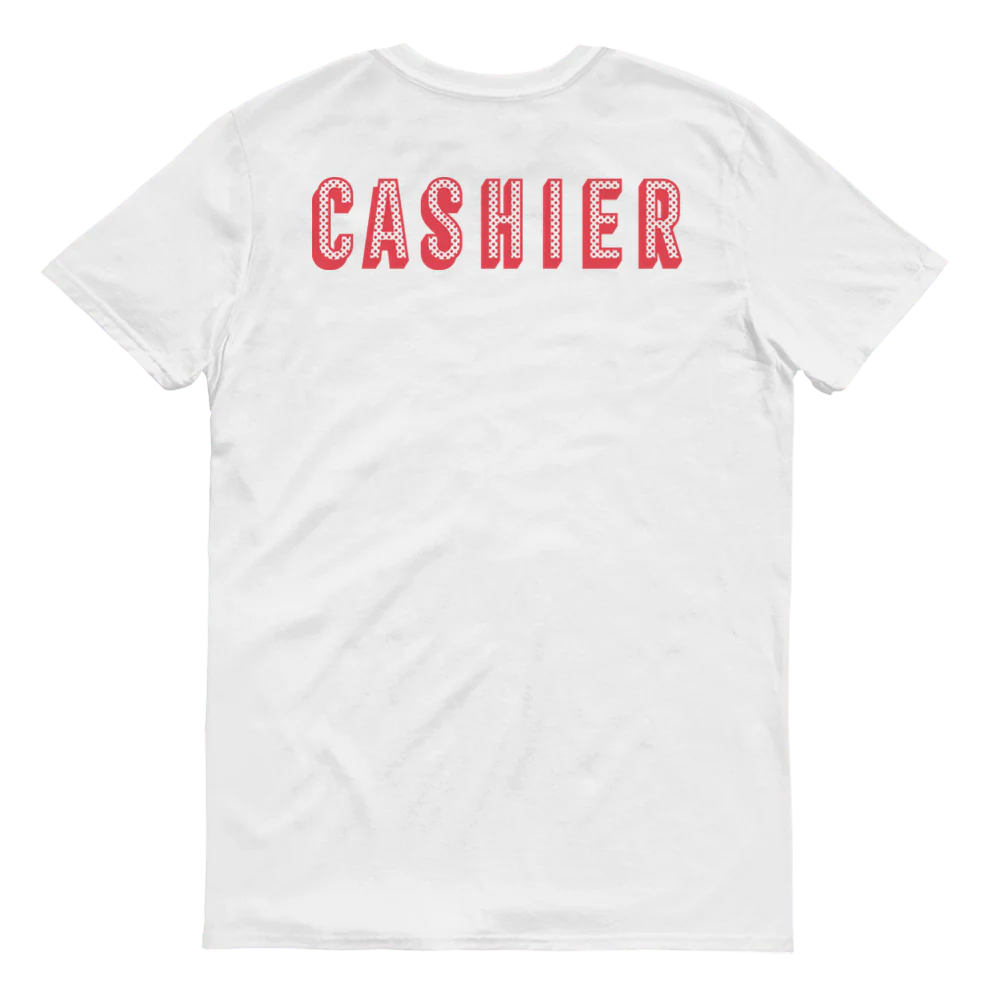 SpongeBob SquarePants The Krusty Krab Cashier  Adult Short Sleeve T-Shirt - Image 6