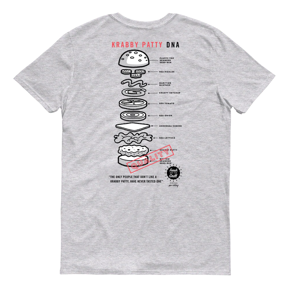 SpongeBob SquarePants The Krusty Krab DNA Adult Short Sleeve T-Shirt