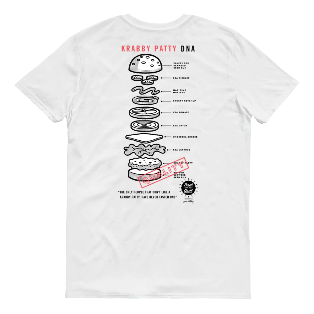 SpongeBob SquarePants The Krusty Krab DNA Adult Short Sleeve T-Shirt - Image 5