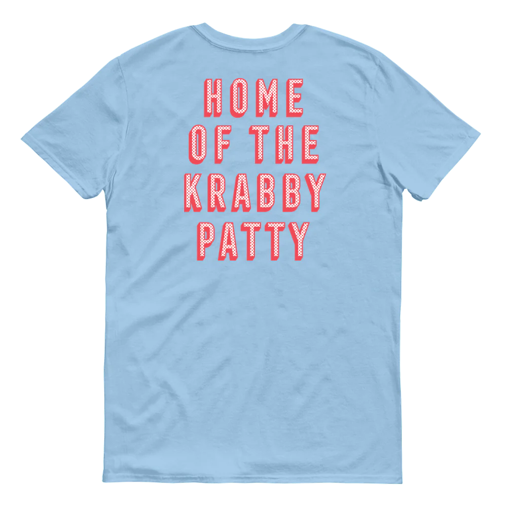 SpongeBob SquarePants The Krusty Krab Home of the Krabby Patty Adult Short Sleeve T-Shirt - Image 2