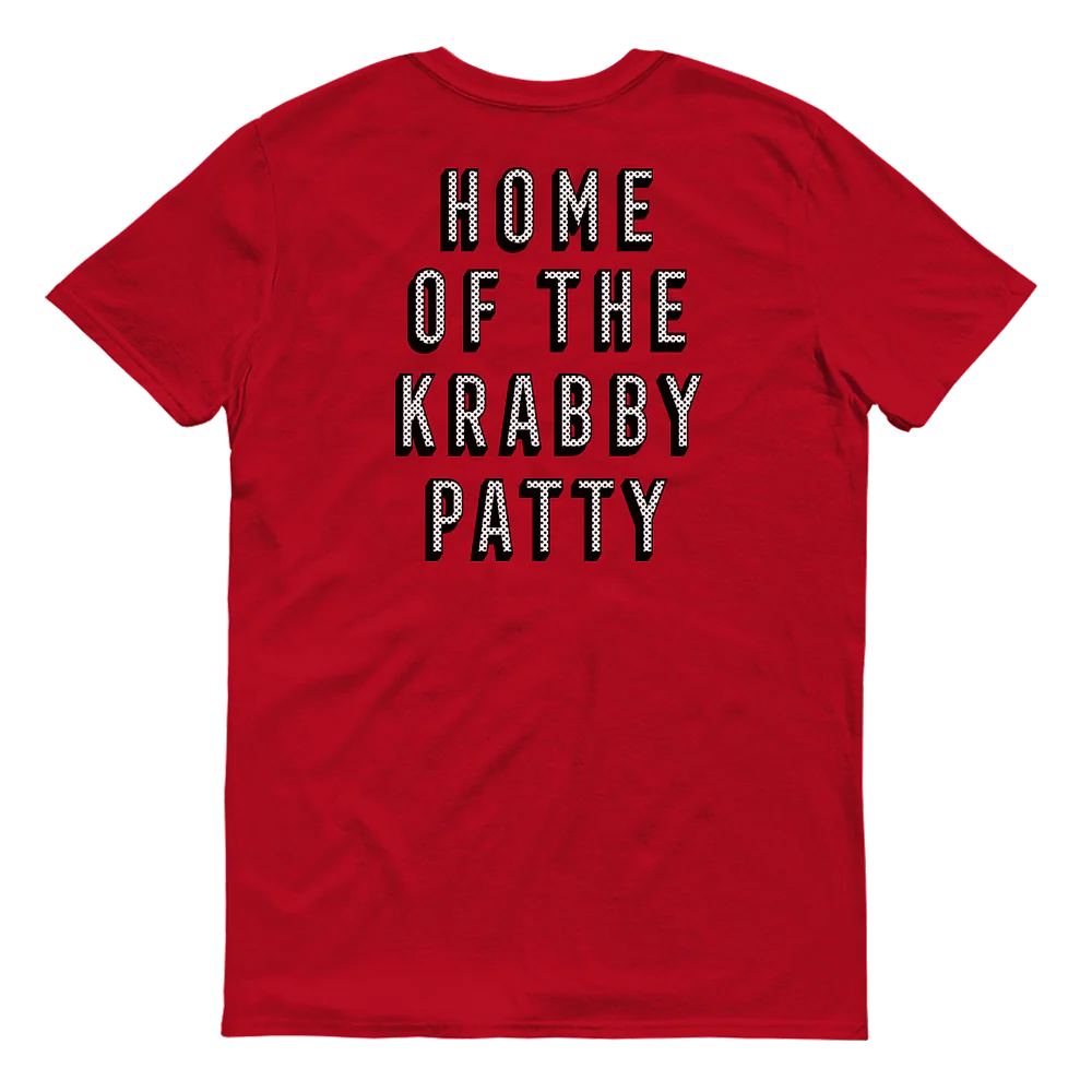 SpongeBob SquarePants The Krusty Krab Home of the Krabby Patty Adult Short Sleeve T-Shirt - Image 4