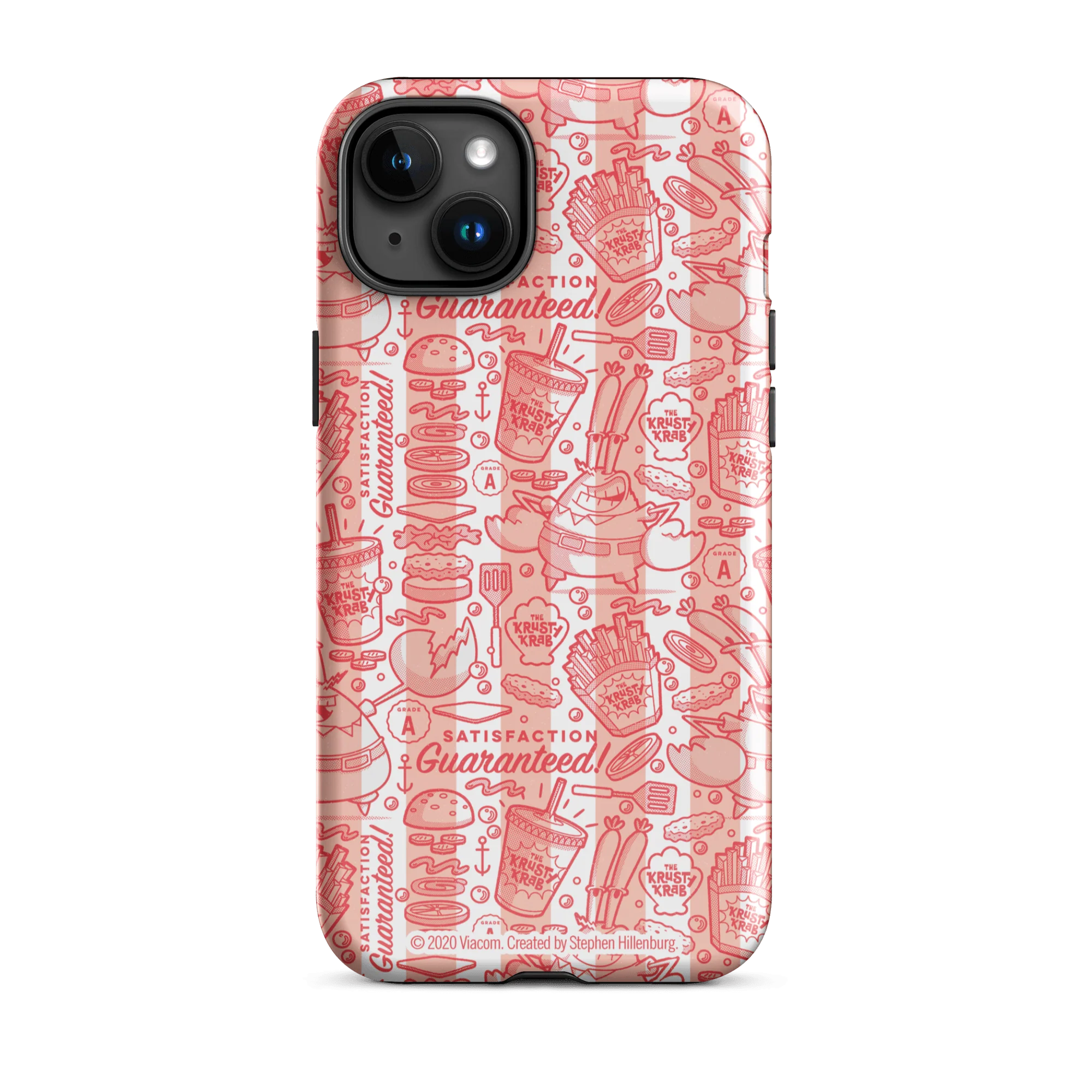 SpongeBob SquarePants The Krusty Krab Satisfaction Guaranteed Tough Phone Case - iPhone - Image 39