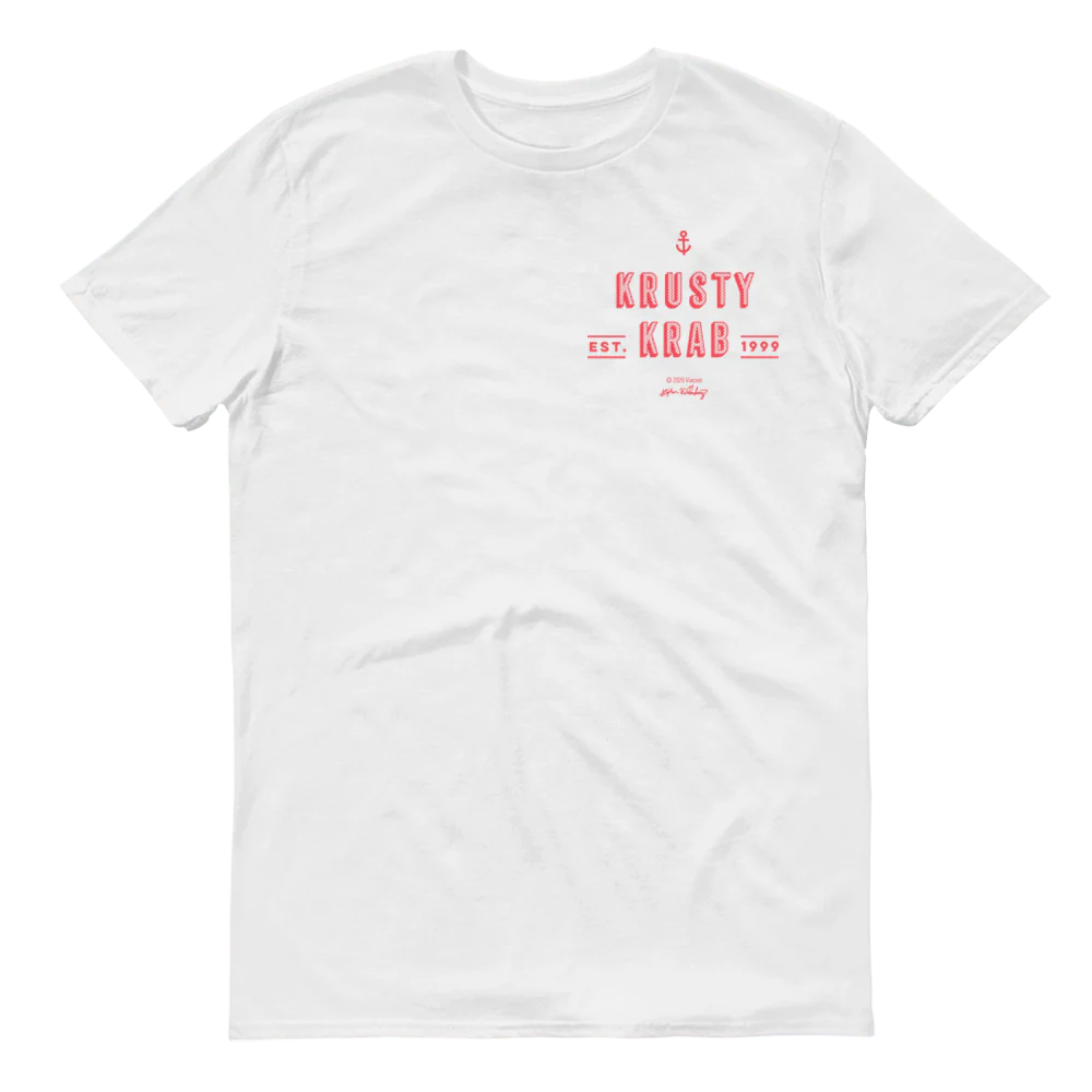 SpongeBob SquarePants The Krusty Krab Staff Adult Short Sleeve T-Shirt - Image 5