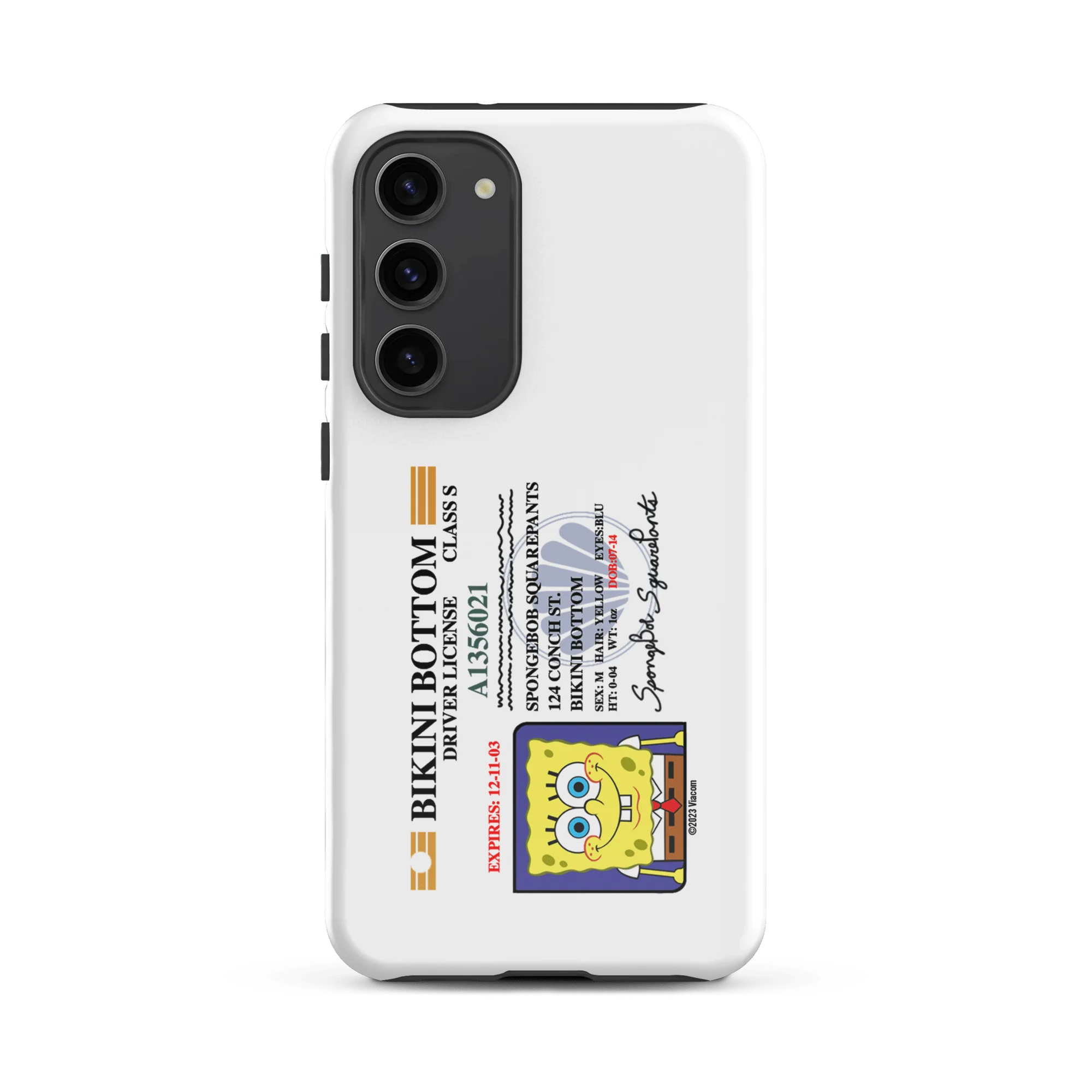 SpongeBob SquarePants SpongeBob Driver's License Tough Phone Case - Samsung - Image 37