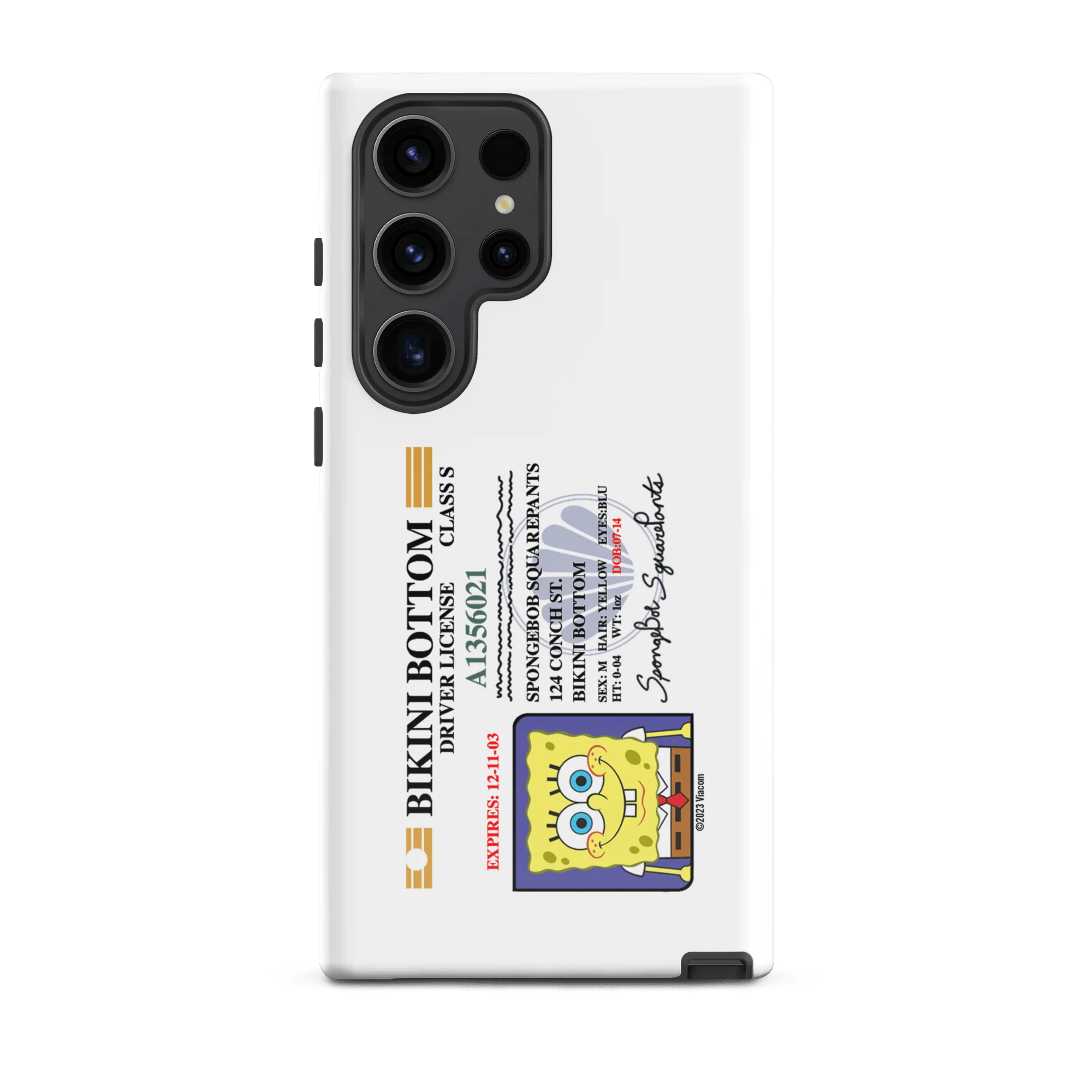 SpongeBob SquarePants SpongeBob Driver's License Tough Phone Case - Samsung - Image 40