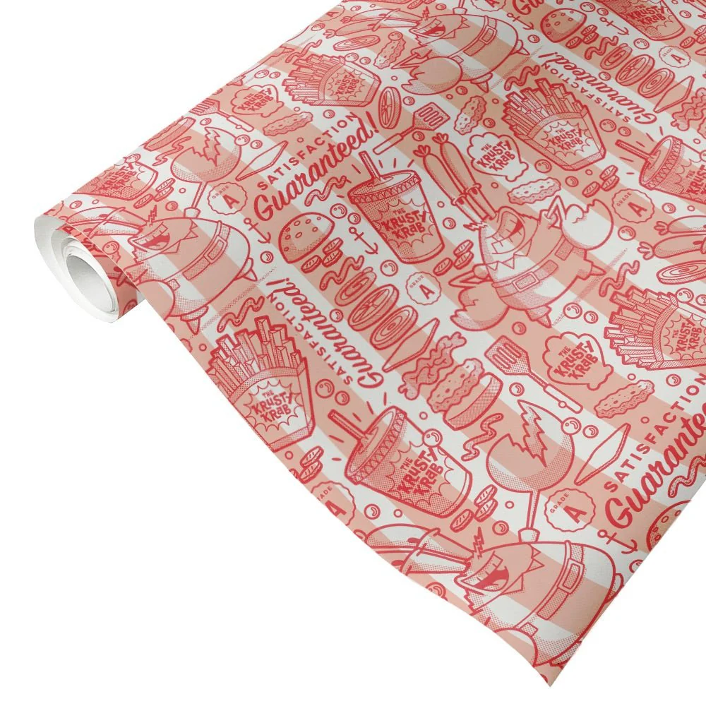 SpongeBob The Krusty Krab Wrapping Paper