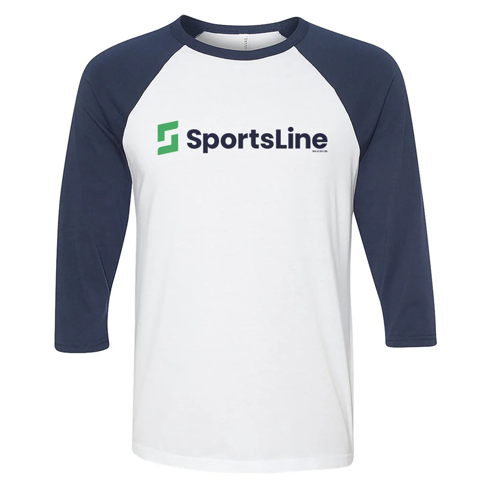 Sportsline Logo 3/4 Sleeve Baseball T-Shirt - Image 4