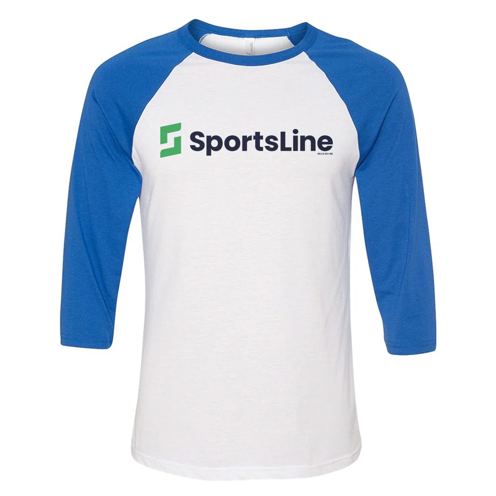 Sportsline Logo 3/4 Sleeve Baseball T-Shirt - Image 5