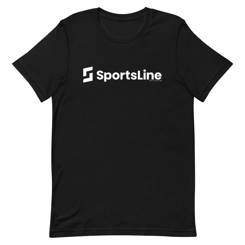 Sportsline Logo White Adult Short Sleeve T-Shirt