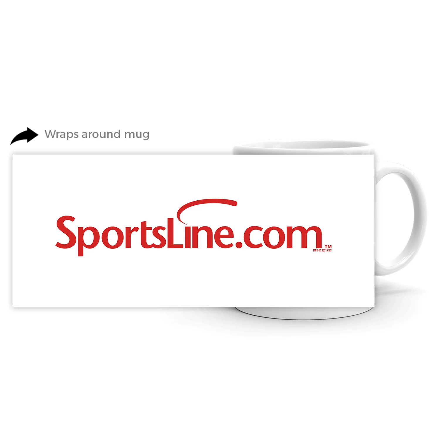 Sportsline Vintage Red Logo Mug