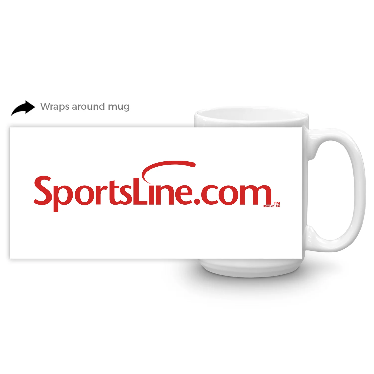 Sportsline Vintage Red Logo Mug - Image 2