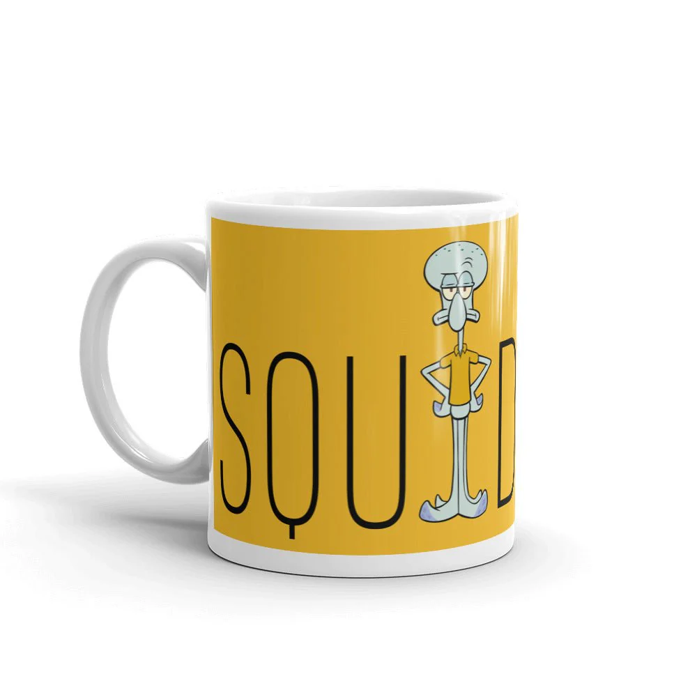Squidward Name Play 11 oz White Mug