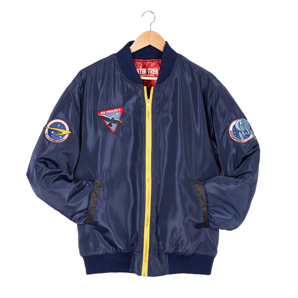 Star Trek: Enterprise Semper Exploro Bomber Jacket - Image 11